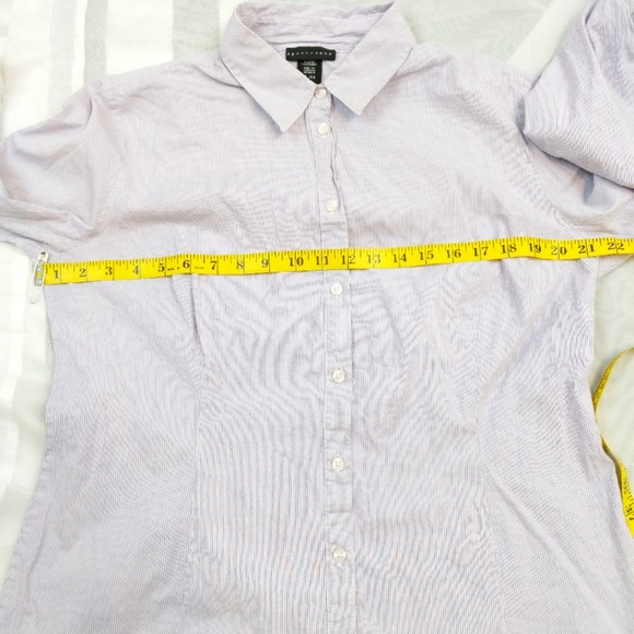 Apostrophe womens long sleeve shirt, purple sz XL - Picture 6 of 7